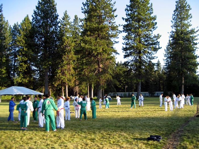 McCloud Martial Arts Camp w/ over 100 participants