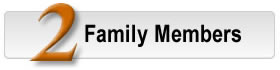 Suggested donations for two family members