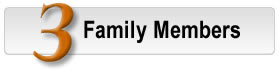Suggested donations for three or more family members