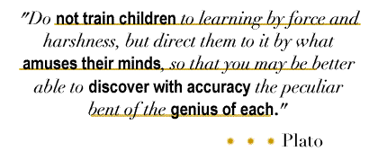 Plato's advice on allowing children to reach their full potential