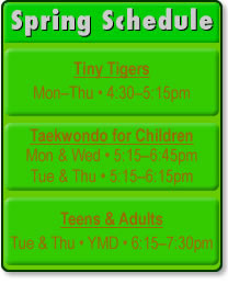 MSMAP Spring Schedule