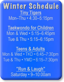 MSMAP Winter Schedule