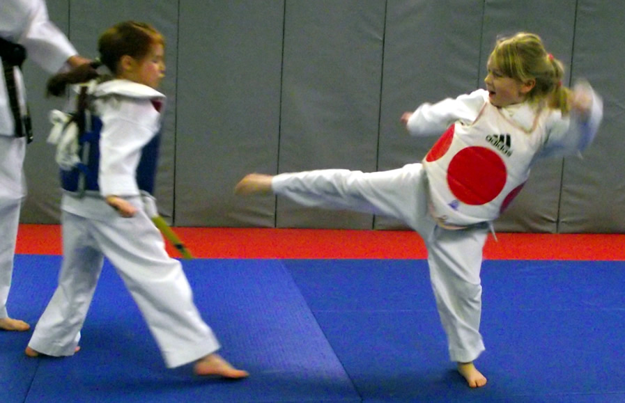 Master Kang demonstrates wrist throw