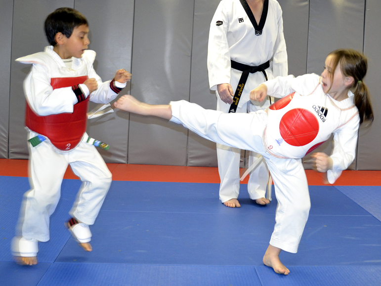 Tiny Tigers Sparring Action