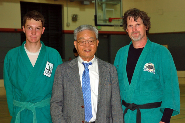 Dr. Ken Min with Master Buhs and Blake
