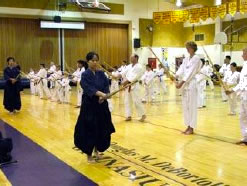 Kumdo Training in DeBartoli Gymnasium