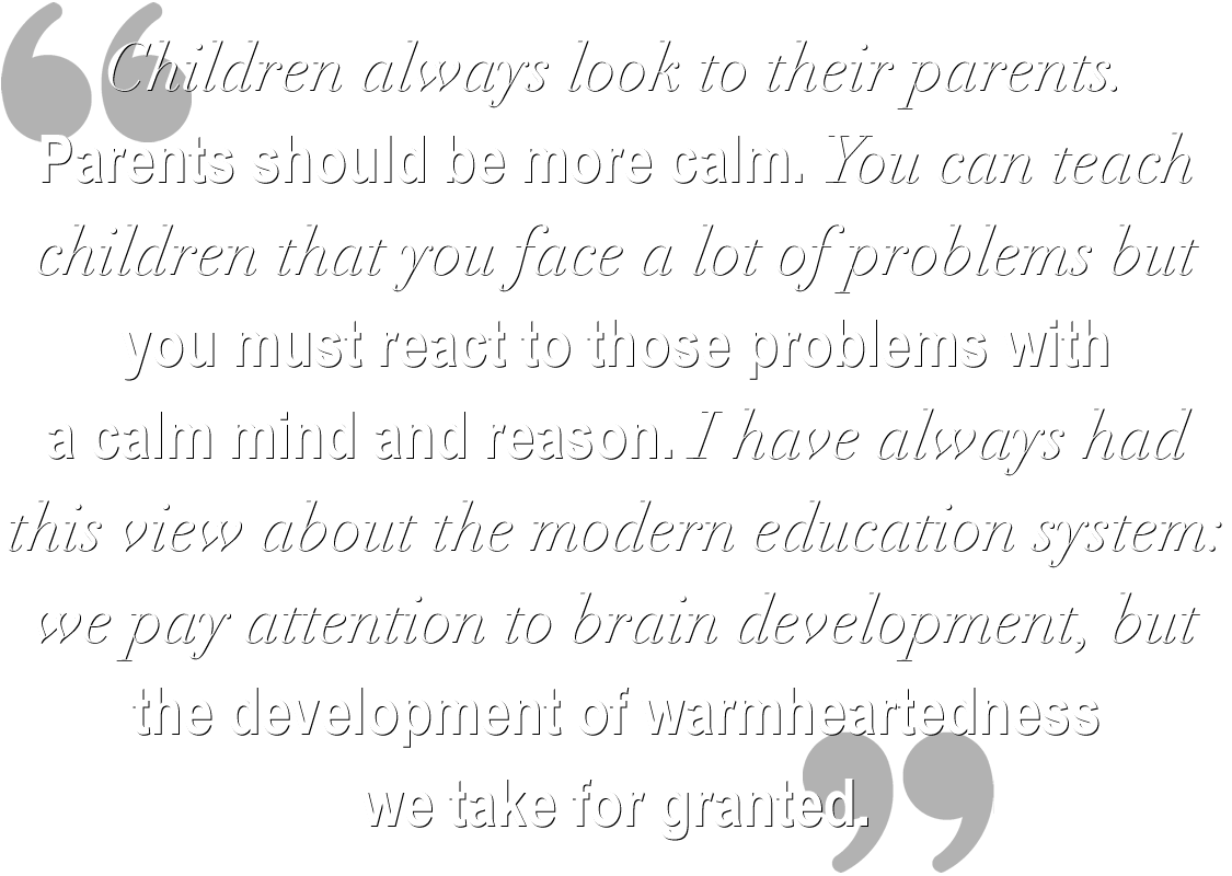 Dalai Lama's Advice on Parent Example