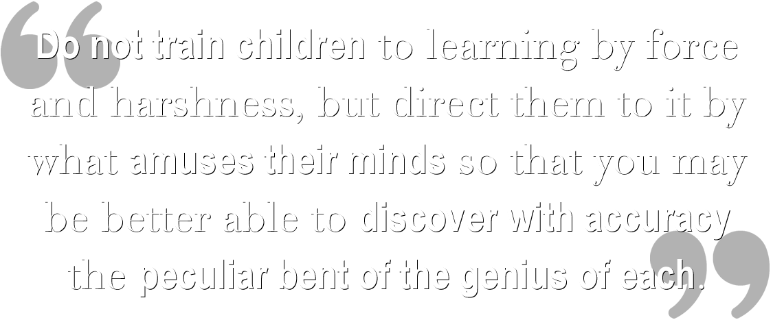 Plato's Advice on teaching children