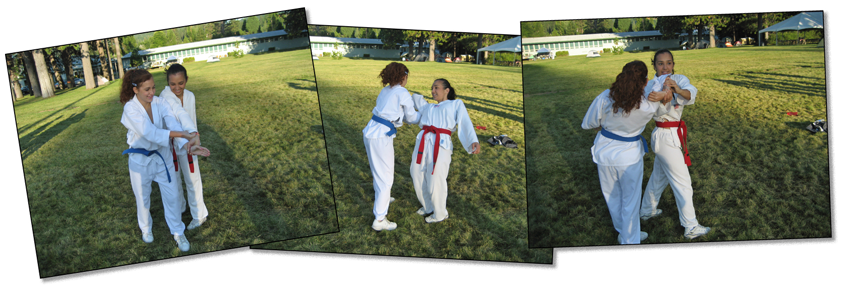 Future Black Belt Crystal Coulter-Nava and her sister Michelle